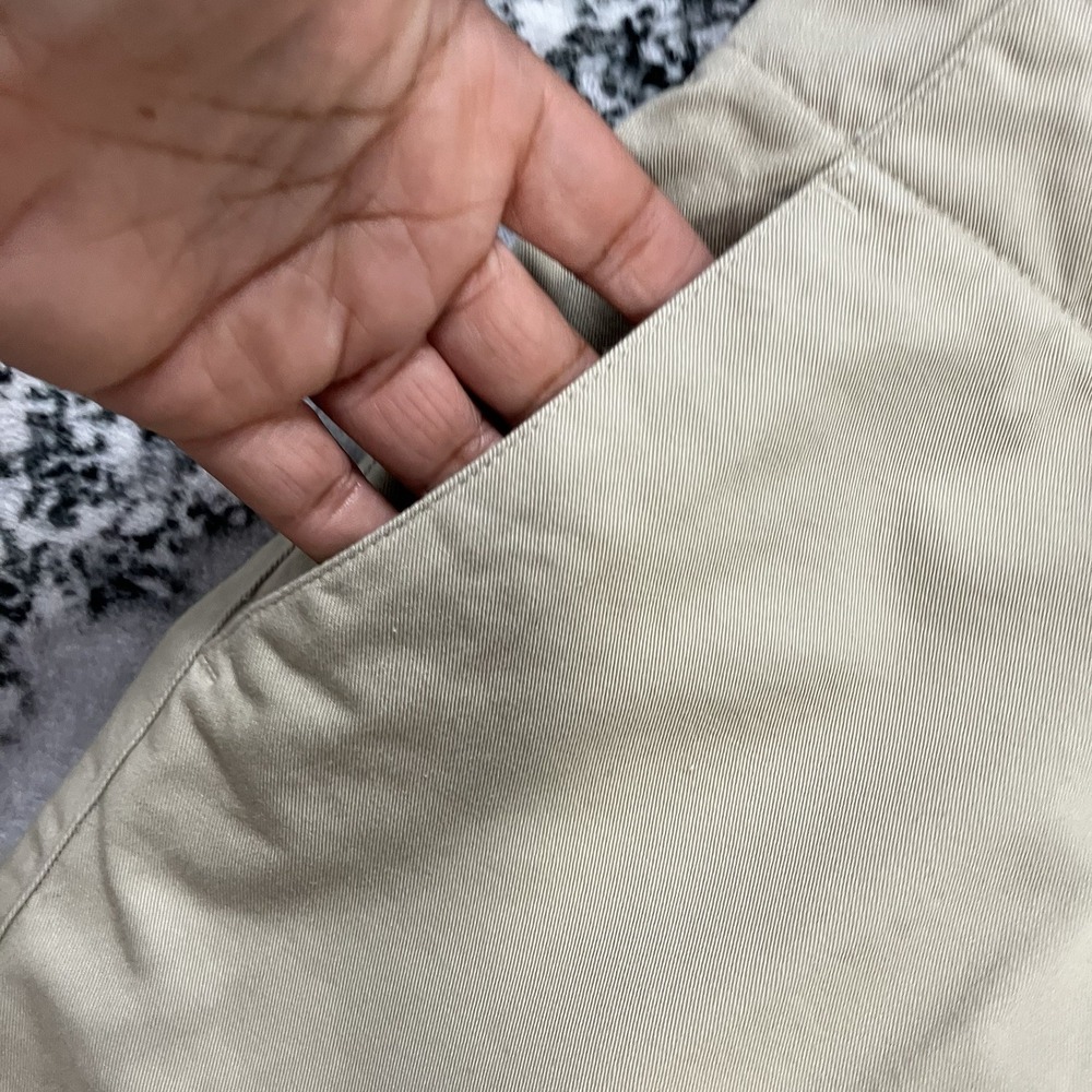 Talbots Womens Size 12 NWT Khaki Chino Shorts Classic‎ Casual Beige - Picture 4 of 14